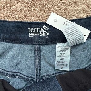 Plus size stretch jeans 24w